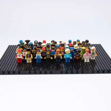 ELECBYTES Minifigures, Minifigs, Action Figure, Mini Figure Toy, MINIFIG People,Minifigures Building Bricks, Mystery Pack (Random 50 Minifig Included)
