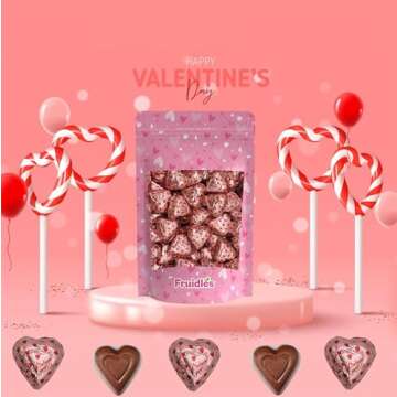 Fruidles Valentine's Milk Chocolate Hearts in Bulk 5 lb
