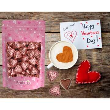 Fruidles Valentine's Milk Chocolate Hearts in Bulk 5 lb