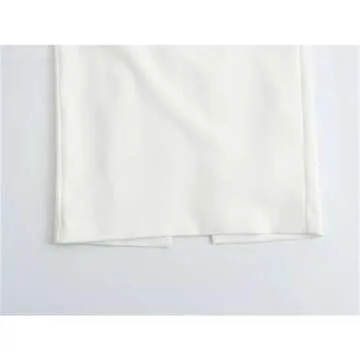 Women's Slim Dresses Solid Slim Tube Top Dress Street Chic Holiday Party Dress Beige Xs