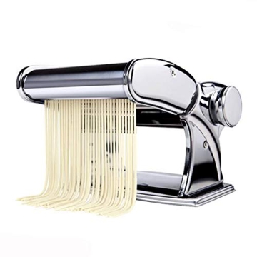 Shule Stainless Steel Pasta Maker with Cutter and Attachments