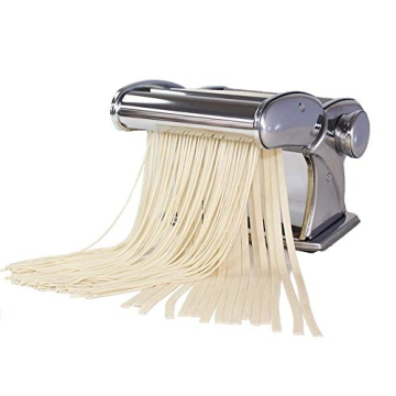 Shule Stainless Steel Pasta Maker with Cutter and Attachments