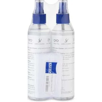 ZEISS Lens Care Pack: 2 Spray Bottles & Microfiber Cloths