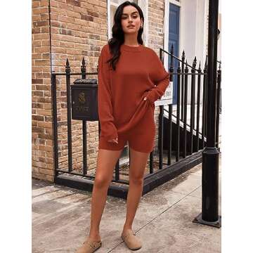 LILLUSORY 2 Two Piece Outfits Womens 2024 Spring Fashion Summer Lounge Matching Loungewear Sweater S...