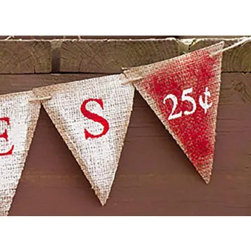 Swanky Party Box 25 Cent Kisses Banner for Valentine's Day