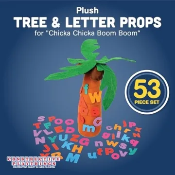 Chicka Chicka Boom Boom Plush Tree Set with Letters