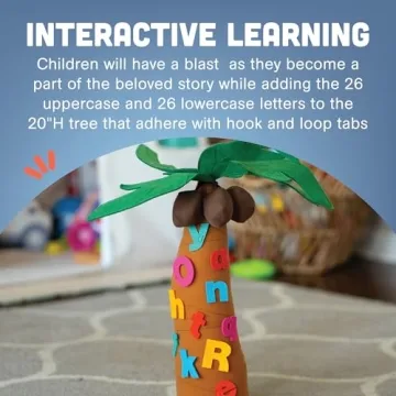 Chicka Chicka Boom Boom Plush Tree Set with Letters