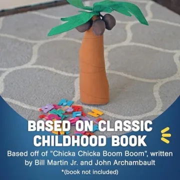 Chicka Chicka Boom Boom Plush Tree Set with Letters