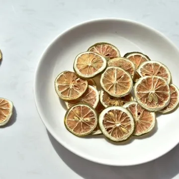 Natural Dehydrated Dry Lime Slices for Your Cocktails