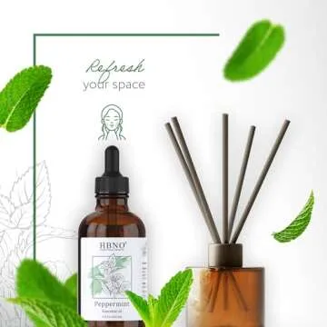 Premium Peppermint Essential Oil - Aromatherapy & DIY
