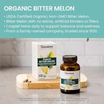 Himalaya Organic Bitter Melon for Glucose Metabolism 660mg