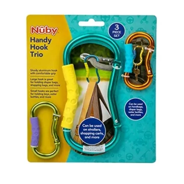 Nuby Stroller Hooks 3pk - Organize Your Essentials
