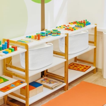 ABenkle Woven Storage Basket - Versatile Decorative Organizer