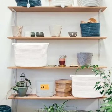 ABenkle Woven Storage Basket - Versatile Decorative Organizer