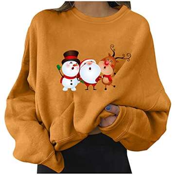 Womens Sweaters Fall 2021, Casual Fall Clothes for Women 2021 Pullover Girl Winter Boho Shirt Long Sleeve Cute Pocket Scary Cheap Womens Halloween Costumes Plus Size