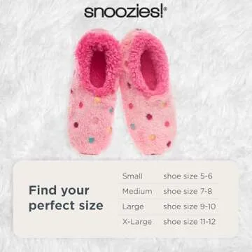 Cozy Snoozies Lotsa Dots Slipper Socks for Women