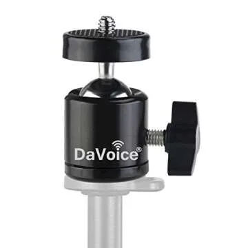DaVoice Mini Tripod Ball Head for Cameras & Smartphones