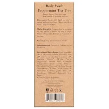 Moisturizing Peppermint Tea Tree Body Wash for Oily Skin
