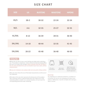 FeelinGirl Plus Size Body Shaper for Tummy Control