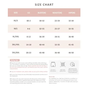 FeelinGirl Plus Size Body Shaper for Tummy Control