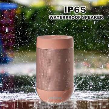 Comiso Portable Bluetooth Speaker - Waterproof & 360 Sound