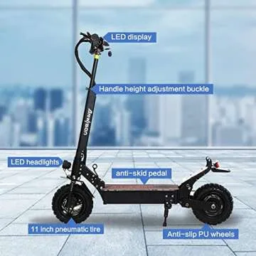 Arwibon Q30 Electric Scooter - Speed & Power Perfected