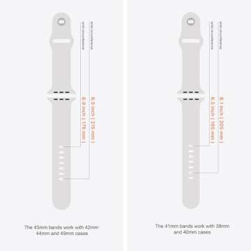 DONEGANI SB Sport Band for Apple Watch Bands Women Ultra 2 49mm, Series 10 46mm, 9 8 7 45mm 41mm, SE 6 5 4 44mm 40mm, 3 2 1 42mm 38mm Men iWatch, Strap Silicone Lake Blue