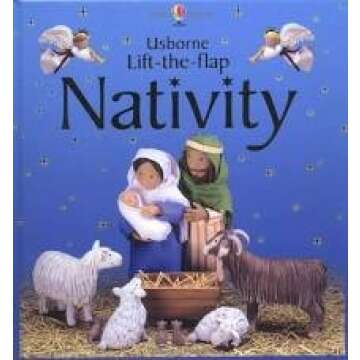 Usborne Lift the Flap Nativity Book for Kids - Fun Storytime