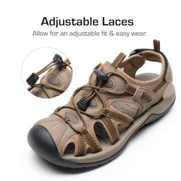 DREAM PAIRS Women's Hiking Sandals for Summer Adventures