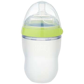 Comotomo Baby Bottle Single Pack, Green, 8oz