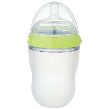 Comotomo Baby Bottle Single Pack, Green, 8oz