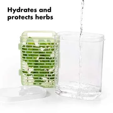 Freshness Guaranteed with OXO Herb Keeper 1.8 QT