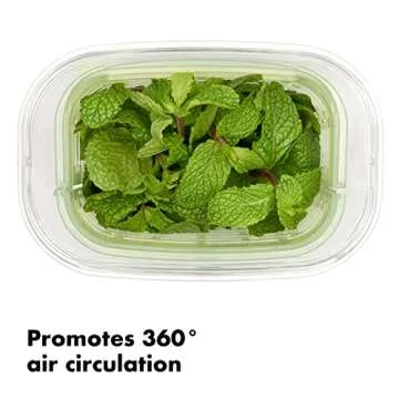 Freshness Guaranteed with OXO Herb Keeper 1.8 QT