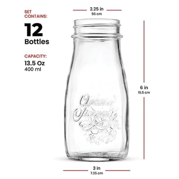 Bormioli Rocco Mason Jars and Drinking Bottles Set