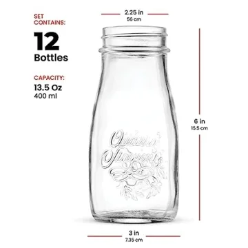Bormioli Rocco Mason Jars and Drinking Bottles Set