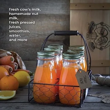 Bormioli Rocco Mason Jars and Drinking Bottles Set