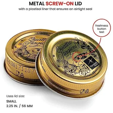 Bormioli Rocco Mason Jars and Drinking Bottles Set