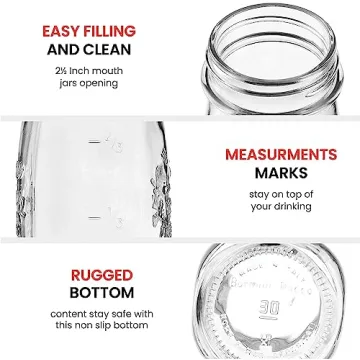 Bormioli Rocco Mason Jars and Drinking Bottles Set