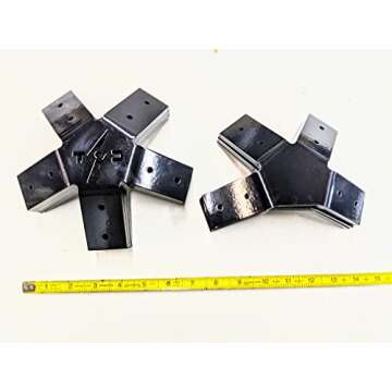 Thunder-Domes 1V Geodesic Dome Hub DIY Kit - Sheet Metal Connectors