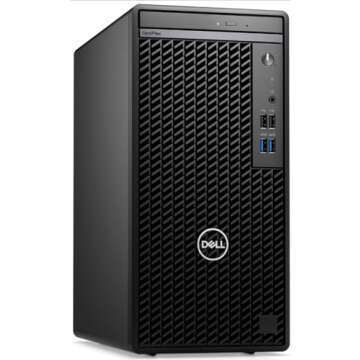 Dell 7010 Optiplex Tower - Intel i7-12700K, 32GB RAM, 1TB NVMe SSD, DisplayPort, HDMI, USB C, DVDRW, Wi-Fi, Bluetooth, Windows 11 Pro, Black Desktop