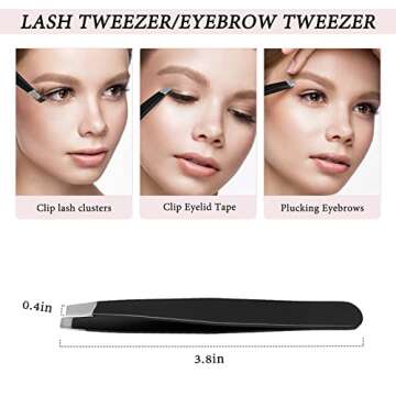 Higu DIY Eyelash Extension Kit, 144 Pcs Lash Clusters Thin Band Cluster Lashes with Super Hold Mascara Brush Bond and Seal Eyelash Glue and Lash Applicator Eyelash Cluster Extensions Set (R-05 Kit)