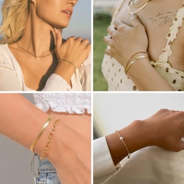 Freekiss Gold Bracelets - Adjustable 14K Fashion Jewelry