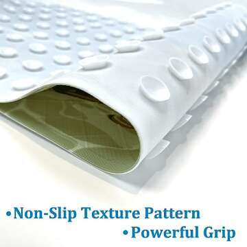 Cartoon Tub Mat, Bathtub Mat Non Slip, Bath Mat for Kids & Toddlers, Baby-Friendly, Anti Slip Bathtub Mat for Tub, Shower Mat - Fun & Safe Bath Time Experience, Shower Tub Mat 34X15 Inch (Ocean)