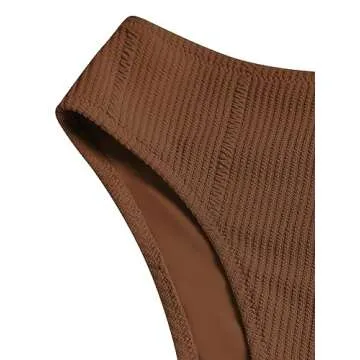 Shop ZAFUL V Neck High Waisted Bikini Set for Summer Fun!