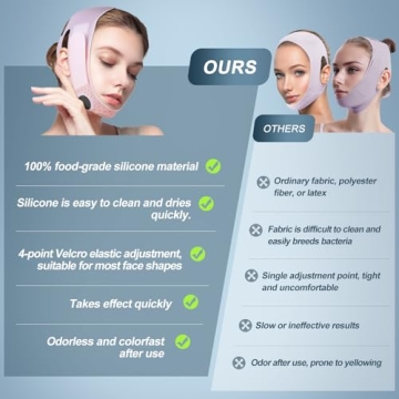 JUSRON V Line Face Tape for Enhanced Jawline Comfort and Fit