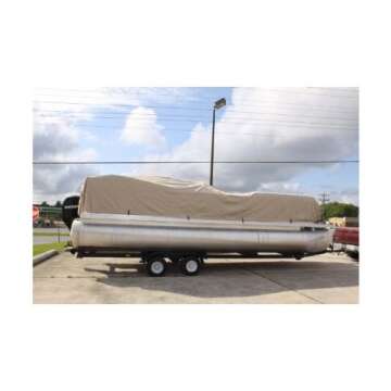 VORTEX 20' Ultra 3 Pontoon/Deck Boat Cover - Heavy Duty Waterproof Fabric