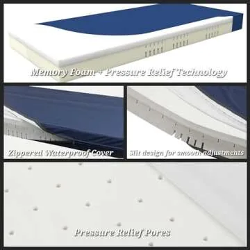 DARGASH MEDICAL Hospital Bed 5 Functions Electric ICU Bed Elite Edition with Mattress & IV Pole (GY900)