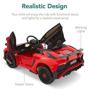 Ride On Lamborghini Aventador for Kids - 12V Electric Car