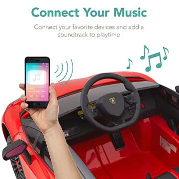 Ride On Lamborghini Aventador for Kids - 12V Electric Car