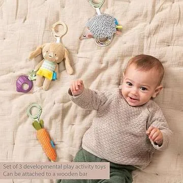 Taf Toys Developmental Gift Set with 3 Activity Toys for Newborns & Up Development